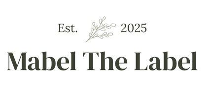Logo of Mabel The Label with establishment year on a white background