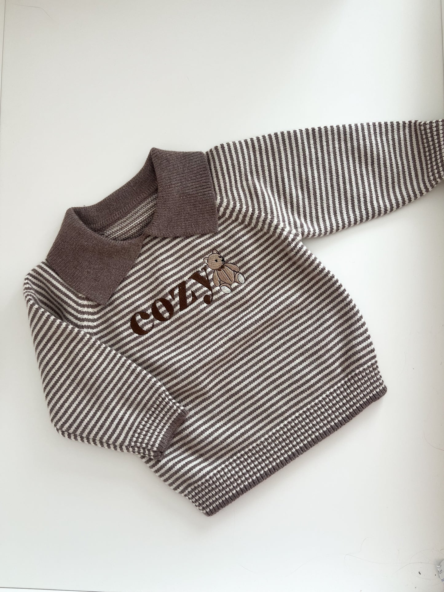 Knitted Collared Jumper