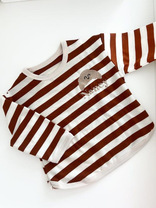 Striped Oversized Top