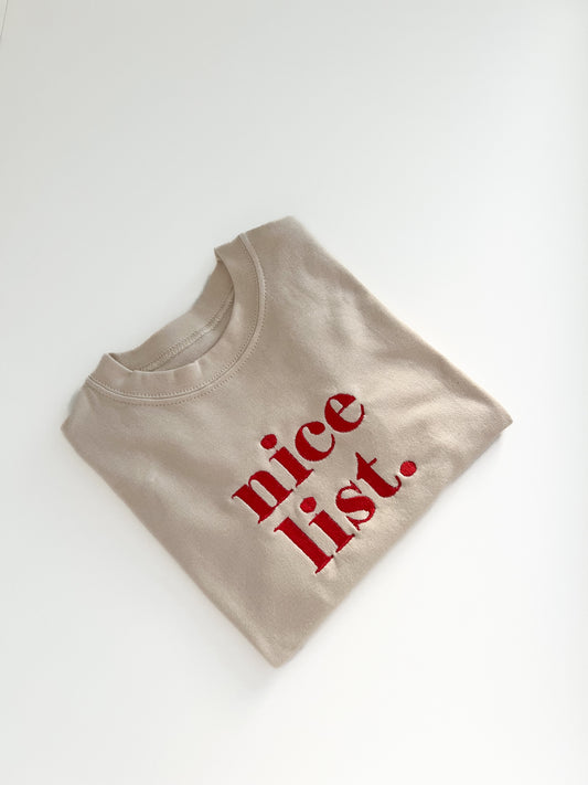 Nice List T-shirt / Sweatshirt